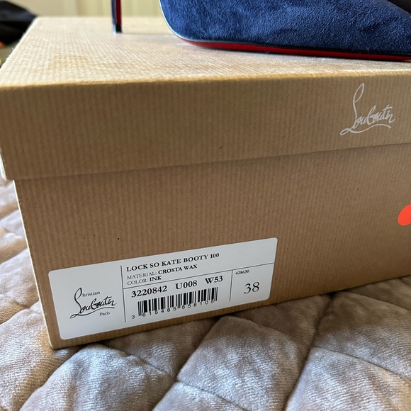 Christian Louboutin Suede Boots Size 38 - Picture 5 of 7